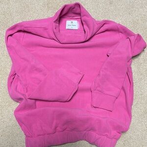 Dudley Stephens Pink Cowl Neck Sweater